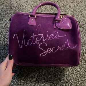 Victoria's Secret Rich Purple Cosmetic Bag